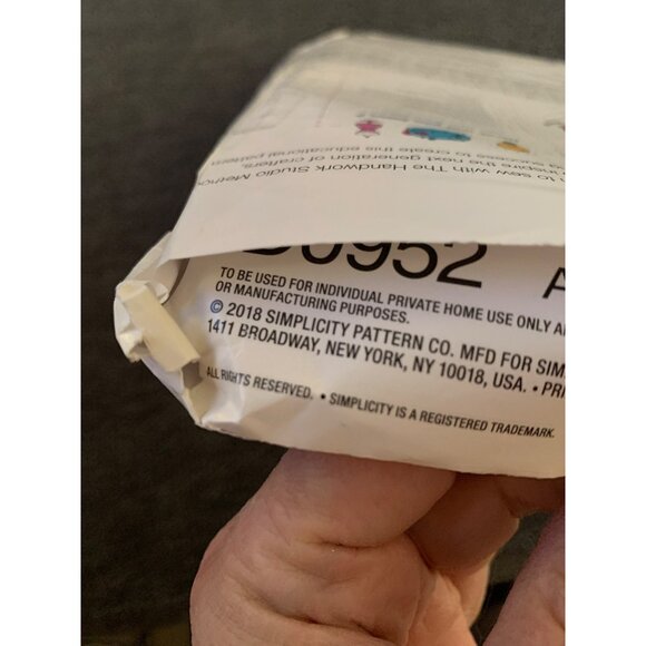 Handwork Studio Comfy Pant Sewing Pattern D0952 Size XSmall Small Meduim Large X - Picture 4 of 4